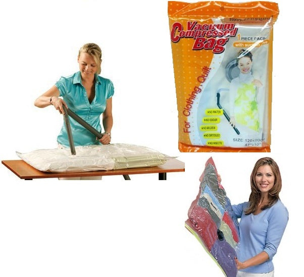 BUSTE SOTTOVUOTO SINGOLE SALVASPAZIO PER IL SOTTOVUOTO 98 X 68 CM SPACE BAG