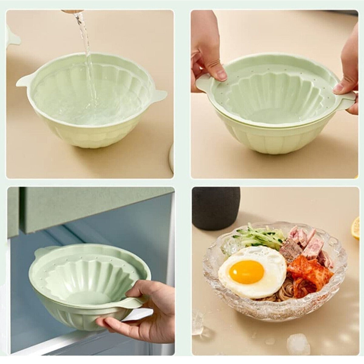 STAMPO PER CIOTOLE DI GHIACCIO GELATO FRUTTA STAMPO DA CUCINA DESSERT 20CM
