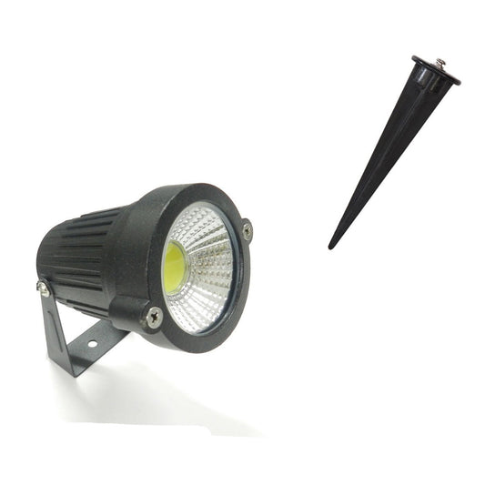SPOT PROJECTEUR LED COB DE JARDIN 5W AVEC PIQUET LUMIÈRE FROIDE IP 65