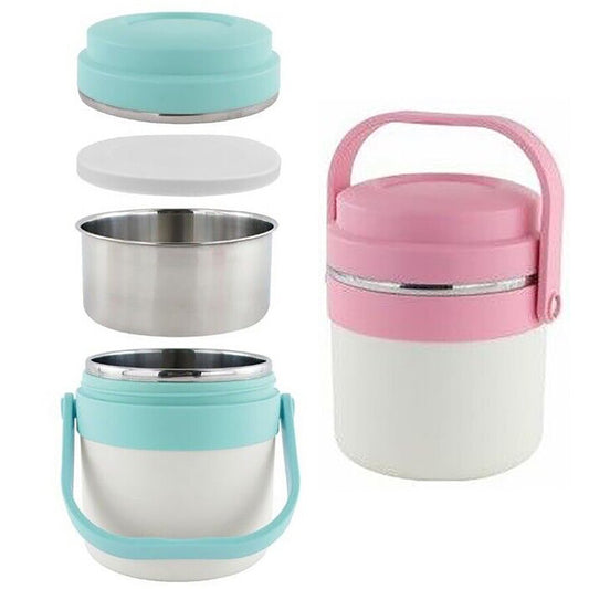 CONTENANT ALIMENTAIRE THERMOS BOÎTE REPAS ISOTHERME ACIER SAC ISOTHERME 1,6L
