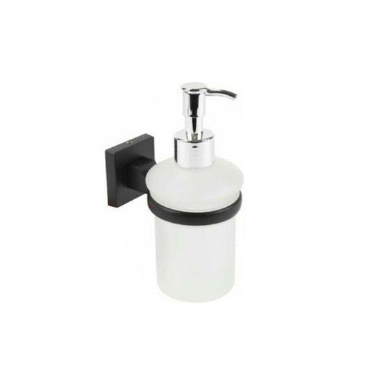 DISTRIBUTEUR DE SAVON LIQUIDE SUPPORT DE SAVON ACCESSOIRE DE SALLE DE BAIN MAISON NOIR CUISINE 02105