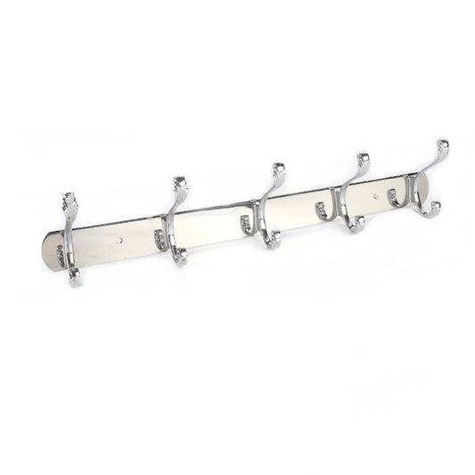 APPENDIABITI 5 GANCI BAGNO MURO GANCIO ASCIUGAMANI CASA CROMATO DA PARETE 03462