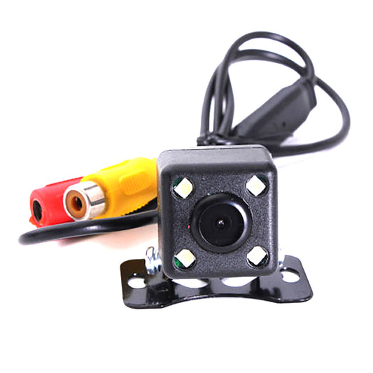 CAMÉRA DE RECUL AVEC SUPPORT VOITURE CAMPING-CAR SUV FILS COULEURS 4 LED