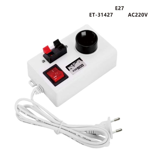 TESTEUR BANC APPLICATION LAMPES E27 LED DISPLAY 2 VOIES AVEC INTERRUPTEUR AMPOULES
