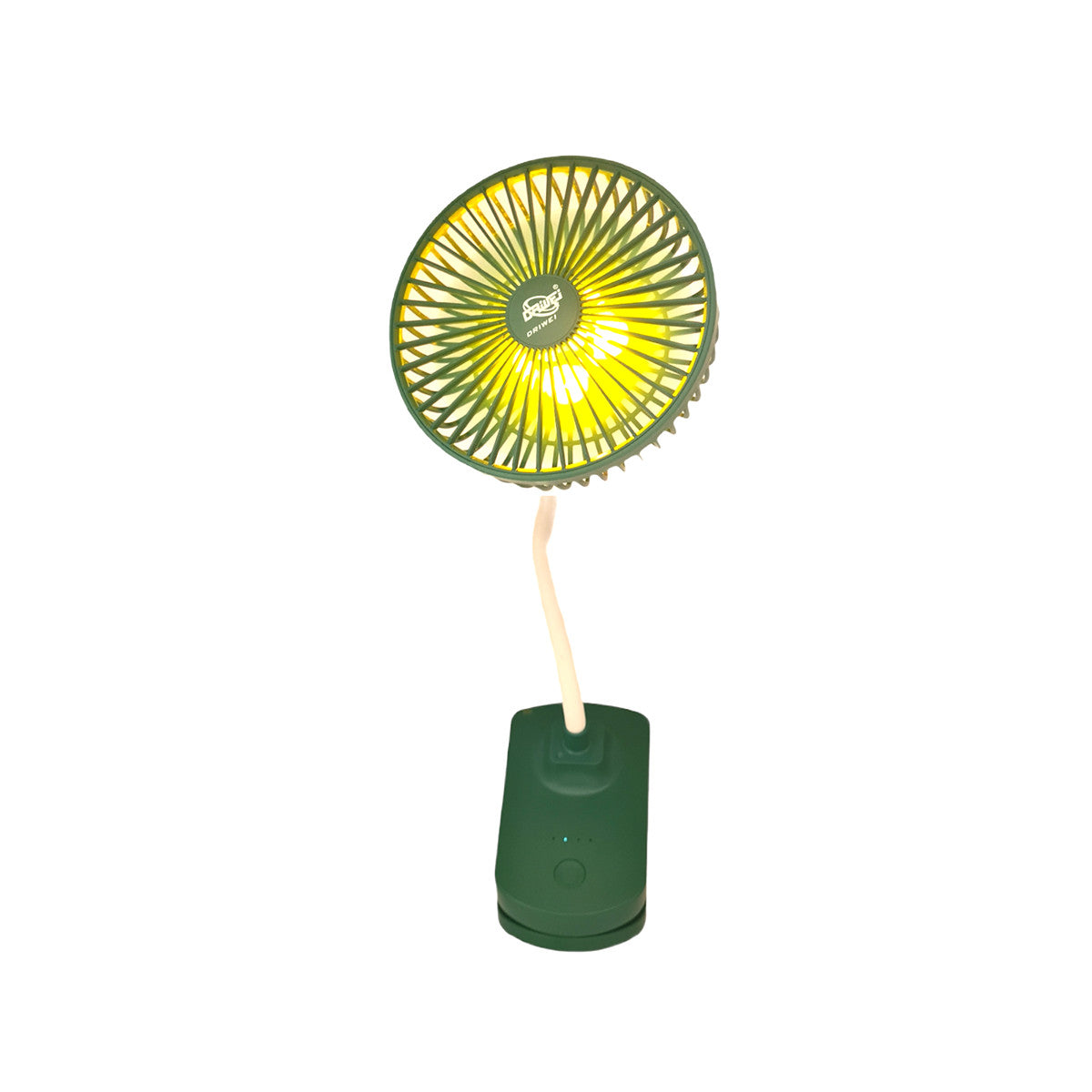 VENTILATEUR RECHARGEABLE PINCE CLIP PORTABLE LUMIÈRE LED VOYAGE TABLE