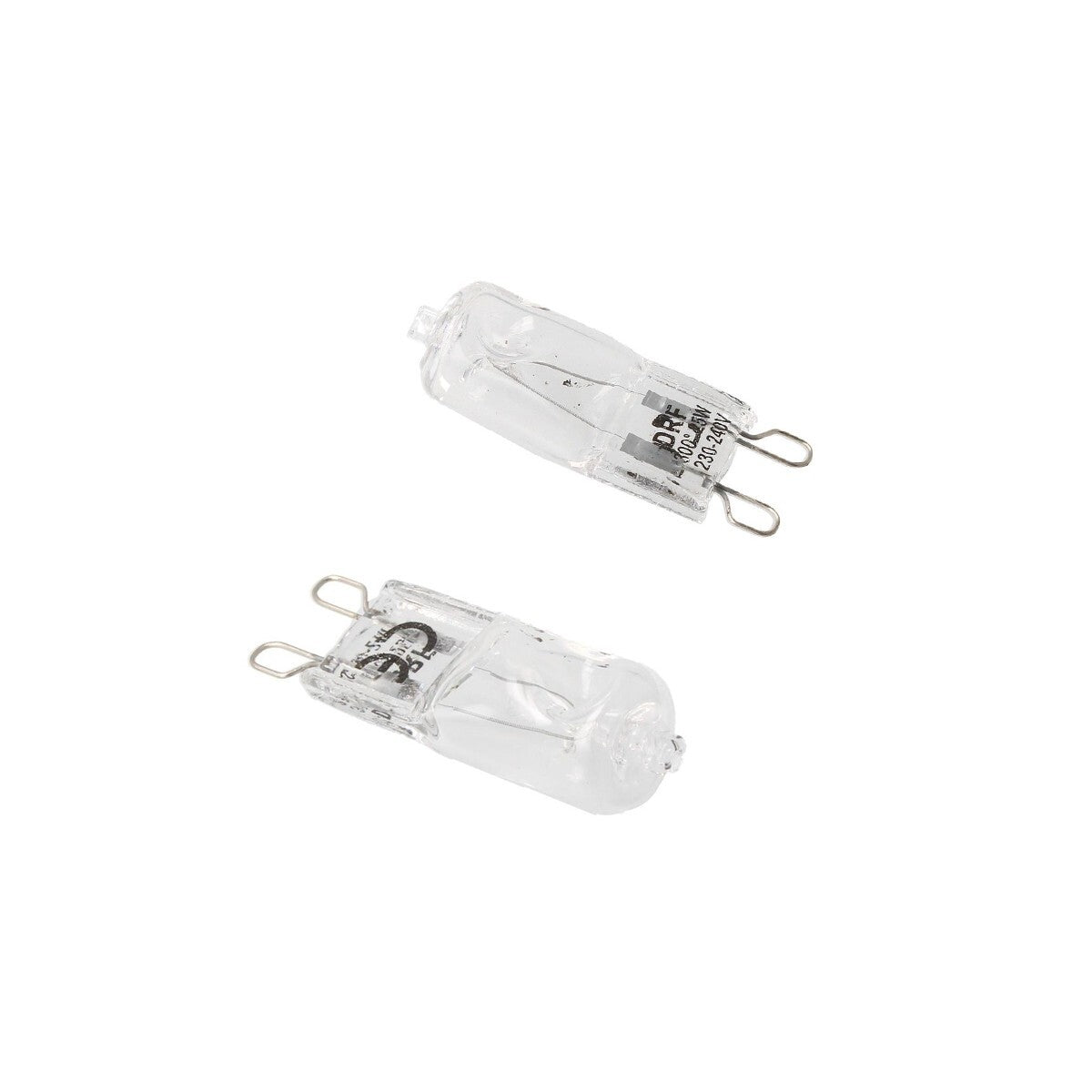 2 LAMPADINE ALOGENA FORNO ATTACCO G9 230V 25W COLORE BIANCO CALDO 2700K