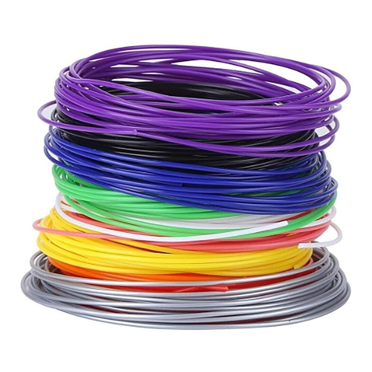 KIT 20 FILAMENTI MISTE PER PENNA 3D PLA DISEGNI RICARICA RICAMBIO VARI COLORI