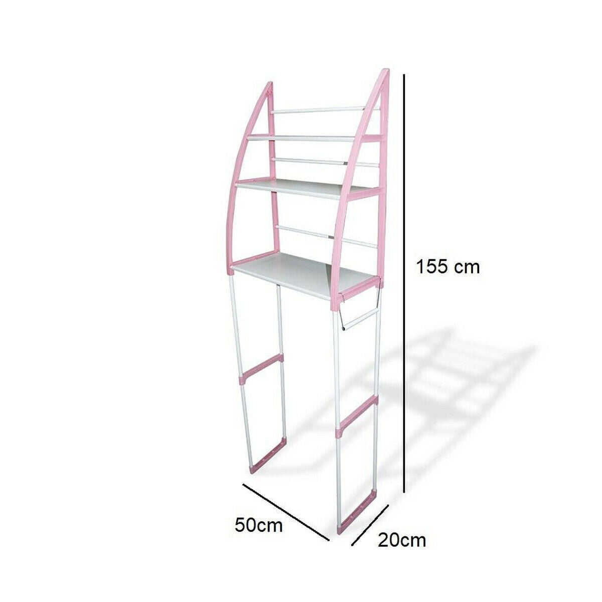 ORGANIZER CON 3 MENSOLE SCAFFALE SOPRA WC BAGNO SALVASPAZIO PORTAOGGETTI