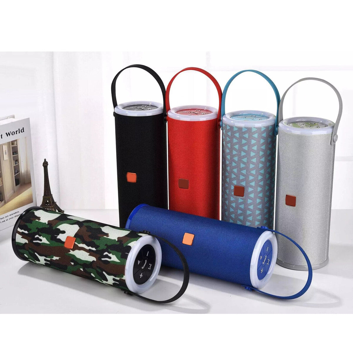 ENCEINTE BLUETOOTH 5.0 TF USB PORTABLE SMARTPHONE MUSIQUE LED TG-513