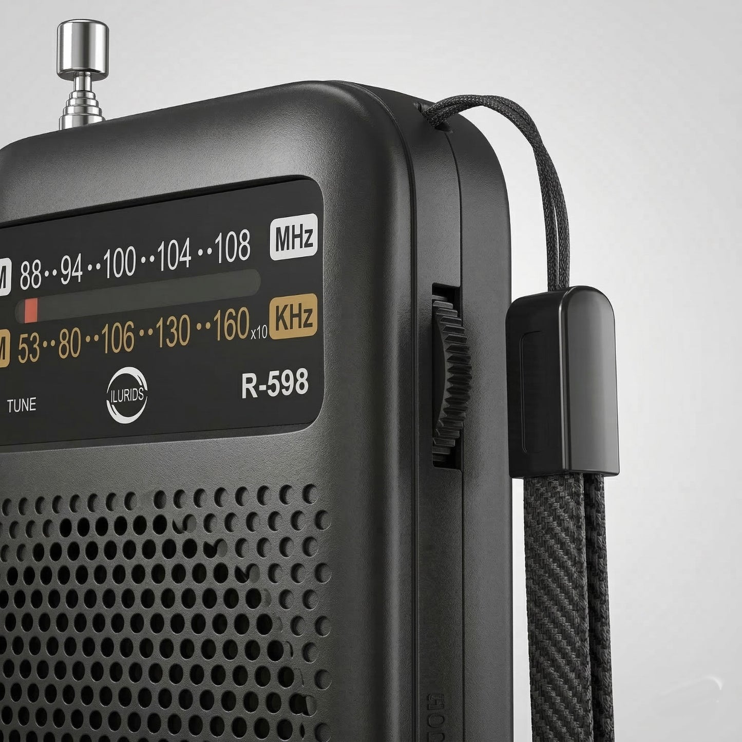 RADIO PORTATILE AM FM COMPATTA CON PRESA AURICOLARI ALTOPARLANTE AS-08120