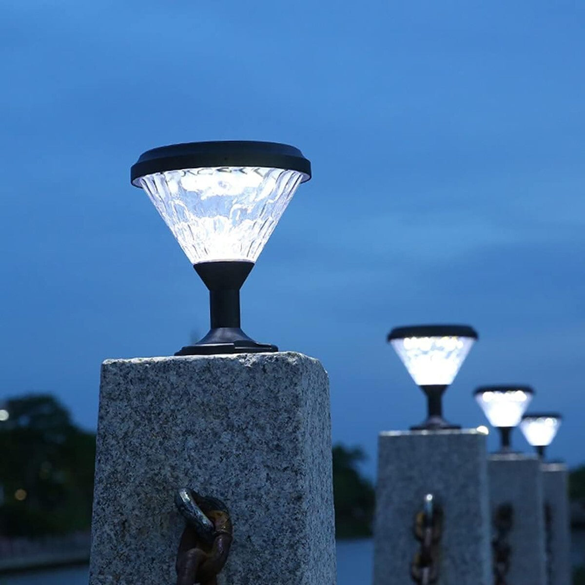 FARO LED SOLARE DA ESTERNO 90W LAMPADA GIARDINO CON TELECOMANDO LUCE 3 COLORI