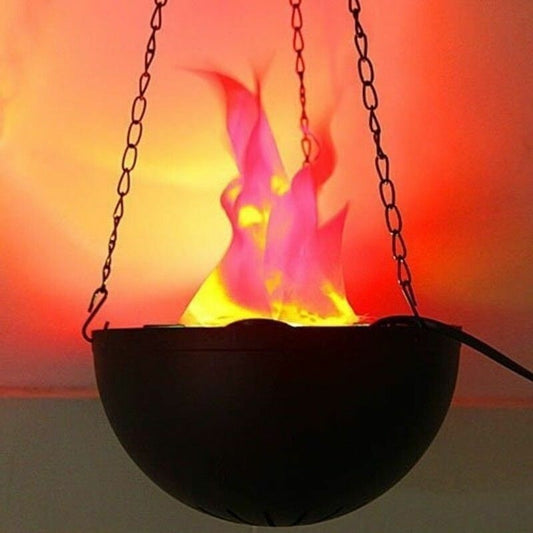 LAMPE EFFET FLAMME FEU VENTILÉE SUSPENSION DÉCORATION MAISON JARDIN MAGASINS