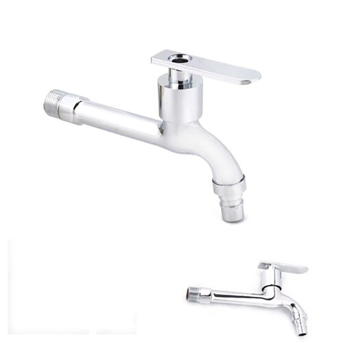 RUBINETTO A PARETE ATTACCO 1/2" LAVATRICE ACQUA FREDDA BAGNO ESTERNI 02048