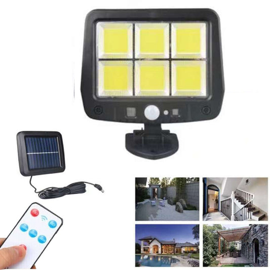 PROJECTEUR 6 LED COB 12W EXTÉRIEUR PANNEAU SOLAIRE DÉTECTEUR DE MOUVEMENT CRÉPUSCULAIRE 562