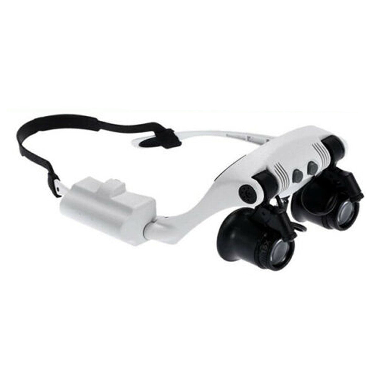 OCCHIALI CON LENTE D' INGRANDIMENTO 4 LENTI E LUCI LED LAVORO DI PRECISIONE 9892