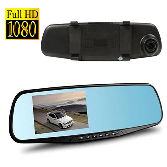 RÉTROVISEUR MONITEUR DVR VIDÉO ENREGISTREUR TF CAMÉRA VOITURE 1080P