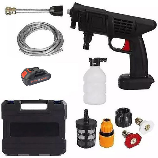 NETTOYEUR HAUTE PRESSION PISTOLET PORTATIF BATTERIE LAVAGE VOITURE 48V