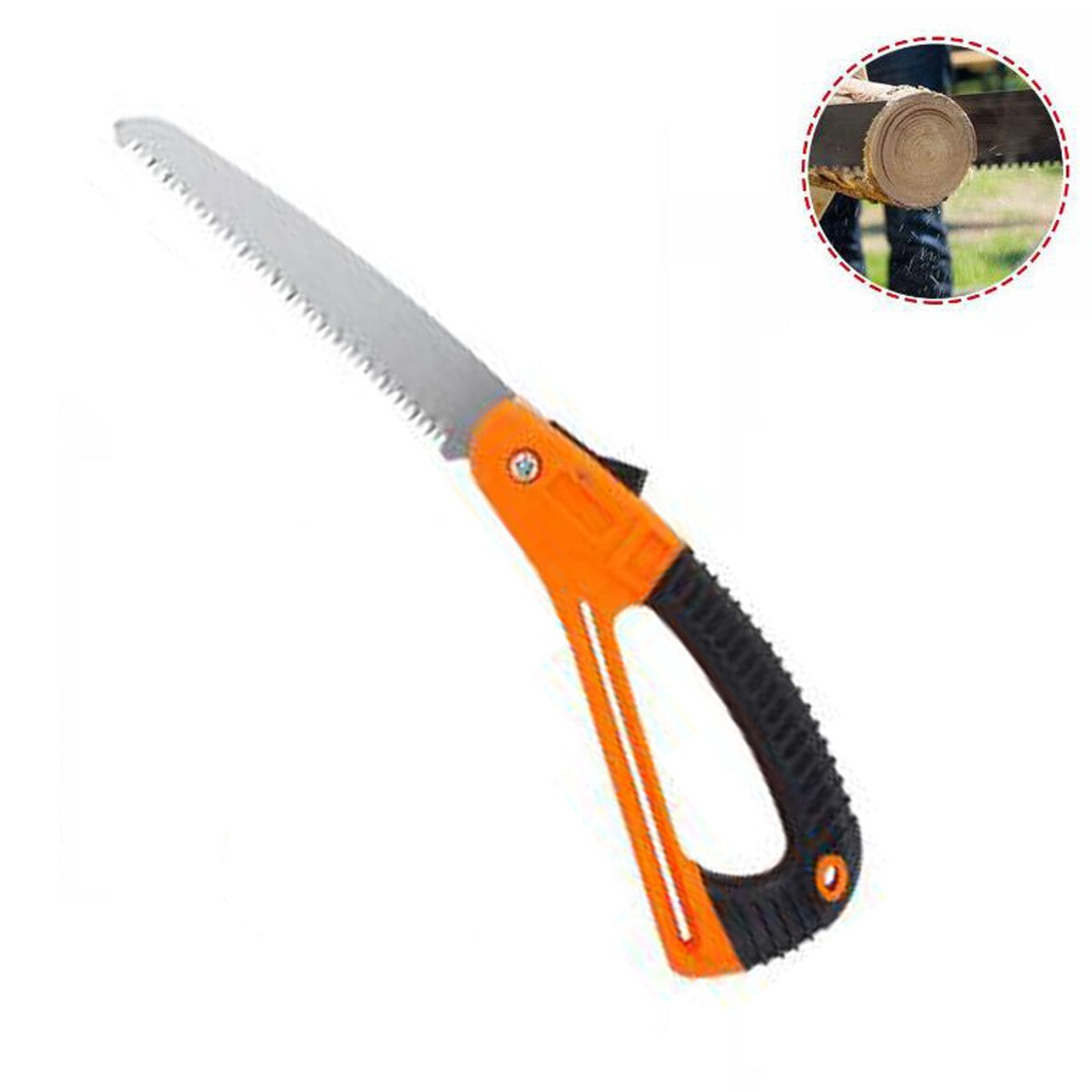 SCIE MANUELLE PLIANTE SCIE ÉGOÏNE SCIE À ÉLAGUER DE POCHE LAME 180MM COUPE BOIS