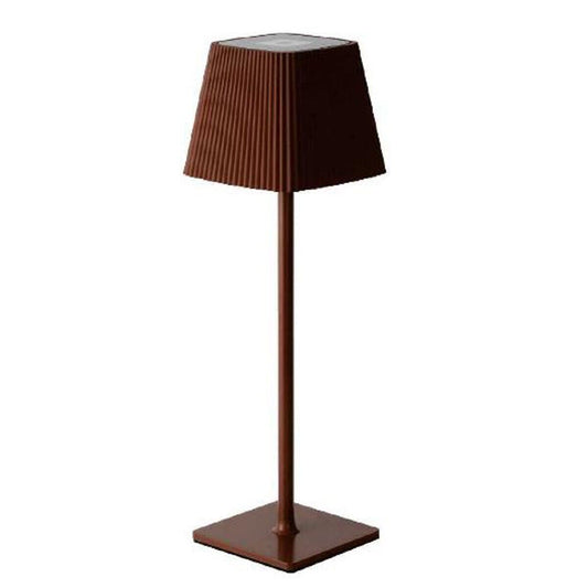 LAMPADA TAVOLO TOUCH LED MODERNA RICARICABILE BAR HOTEL RISTORANTE MARRONE MLG06