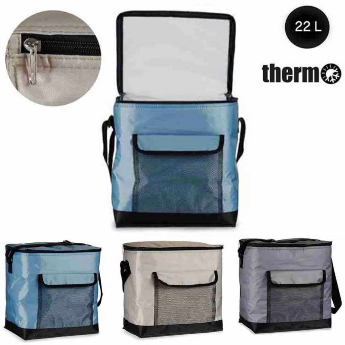 SAC ISOTHERME 22L GLACIÈRE CAMPING RANDONNÉE PIQUE-NIQUE THERMIQUE CHAUD FROID