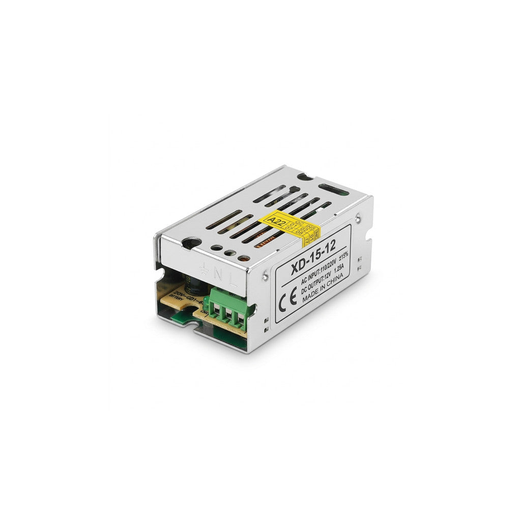 ALIMENTATION STABILISÉE 12V 1.25A TRANSFORMATEUR À DÉCOUPAGE LED CCTV TRIMMER