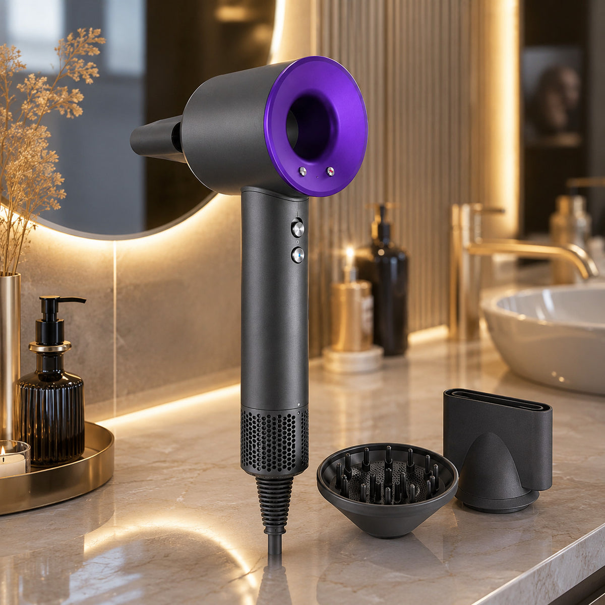 ASCIUGACAPELLI SENZA PALE PHON IONICO RAPIDO 85076 ACCESSORI CASA SALONE KIT PRO
