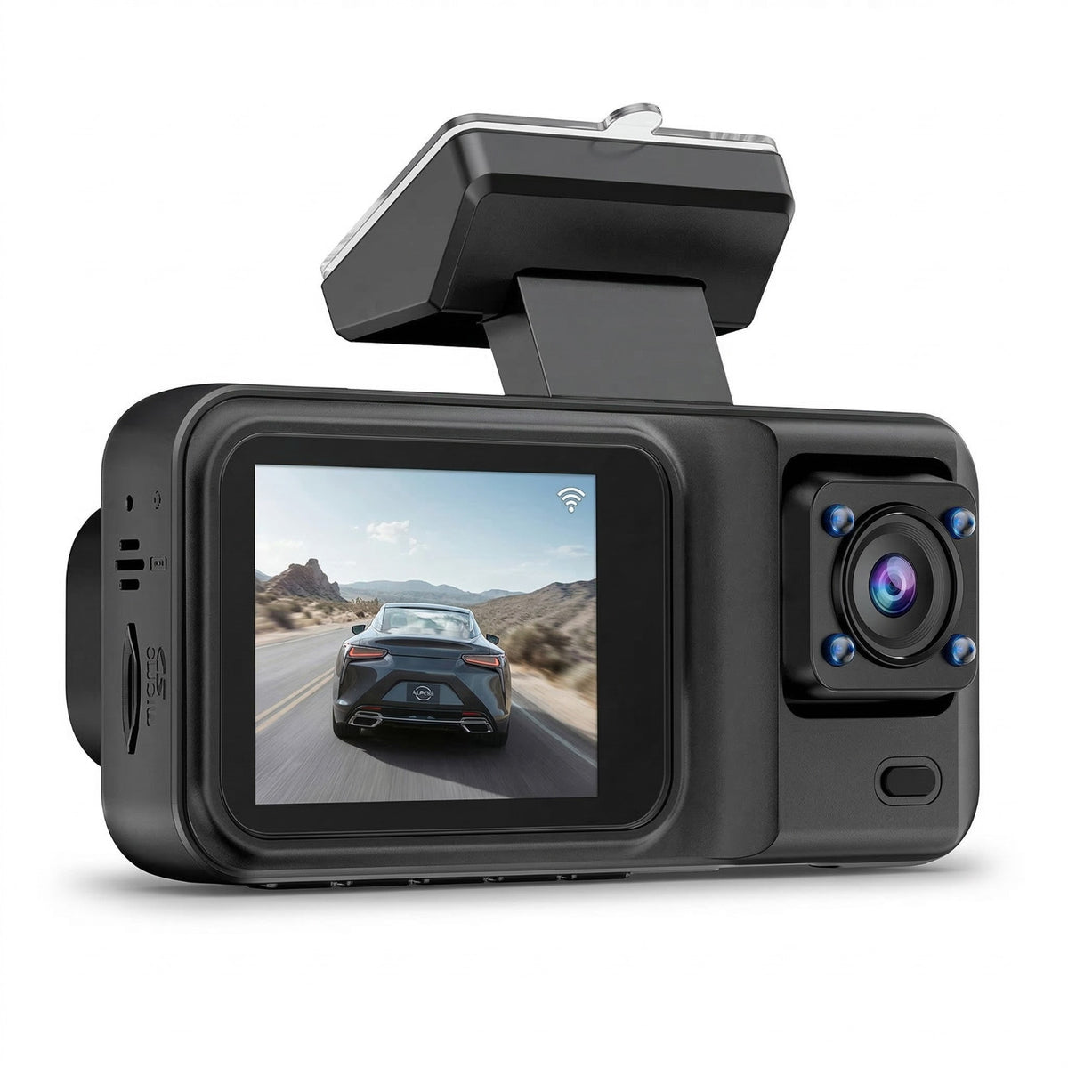 DASH CAM AUTO WIFI 1080P TELECAMERA AUTO SCHERMO 2" GRANDANGOLO AS-08126
