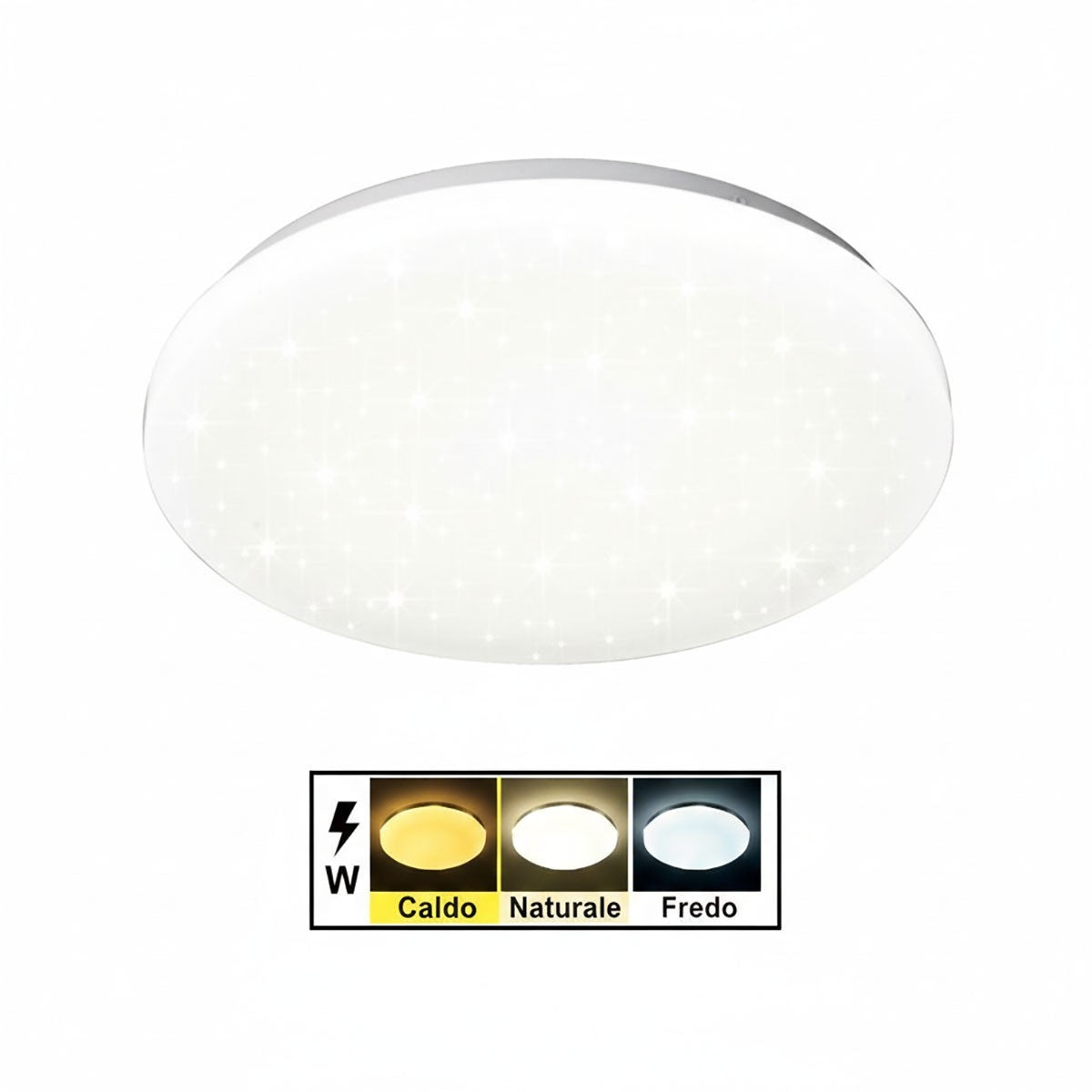 PLAFONIERA DA SOFFITTO LED 48W 3000K 4000K 6500K 5090LM SOTTILE 40CM ET-31639