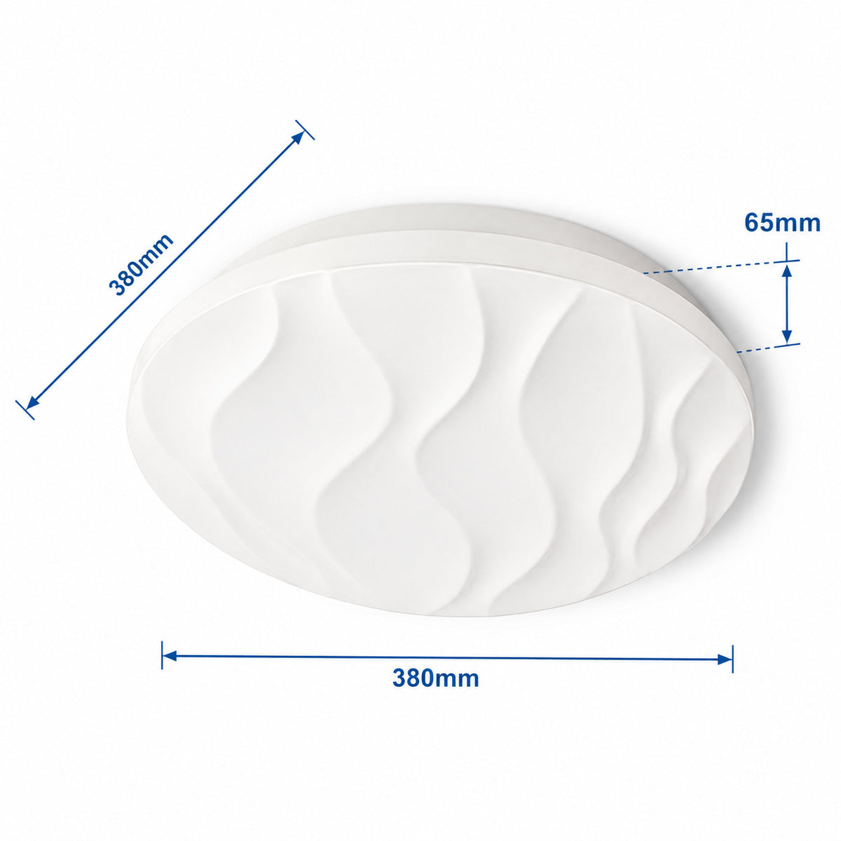 PLAFONIERA LED 45W 3CCT 38CM LAMPADA SOFFITTO LUCE 3000K 4000K 6500K ET-31731