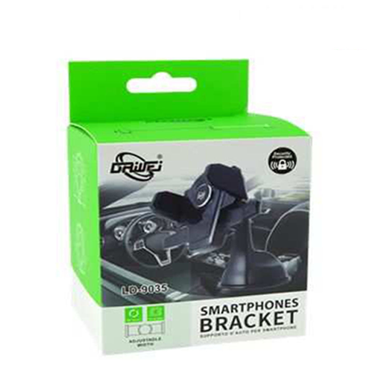 SUPPORT VOITURE UNIVERSEL POUR TÉLÉPHONE ROTATION 360° VENTOUSE FIXE LD-9035