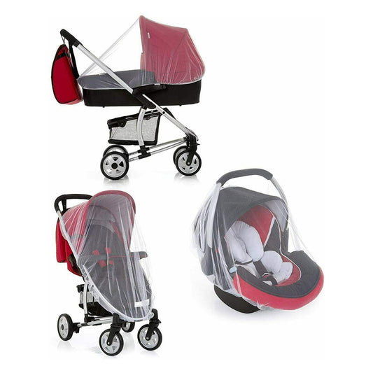MOUSTIQUAIRE UNIVERSELLE POUR POUSSETTE NACELLE BÉBÉ RÉSISTANTE LAVABLE MOUSTIQUES