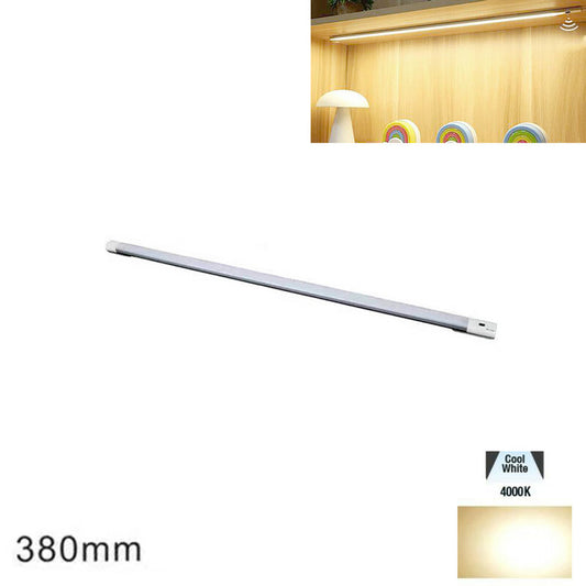 BANDE LED CUISINE ARMOIRE LUMIÈRE NATURELLE CAPTEUR DE MOUVEMENT MANUEL RECHARGEABLE 38CM