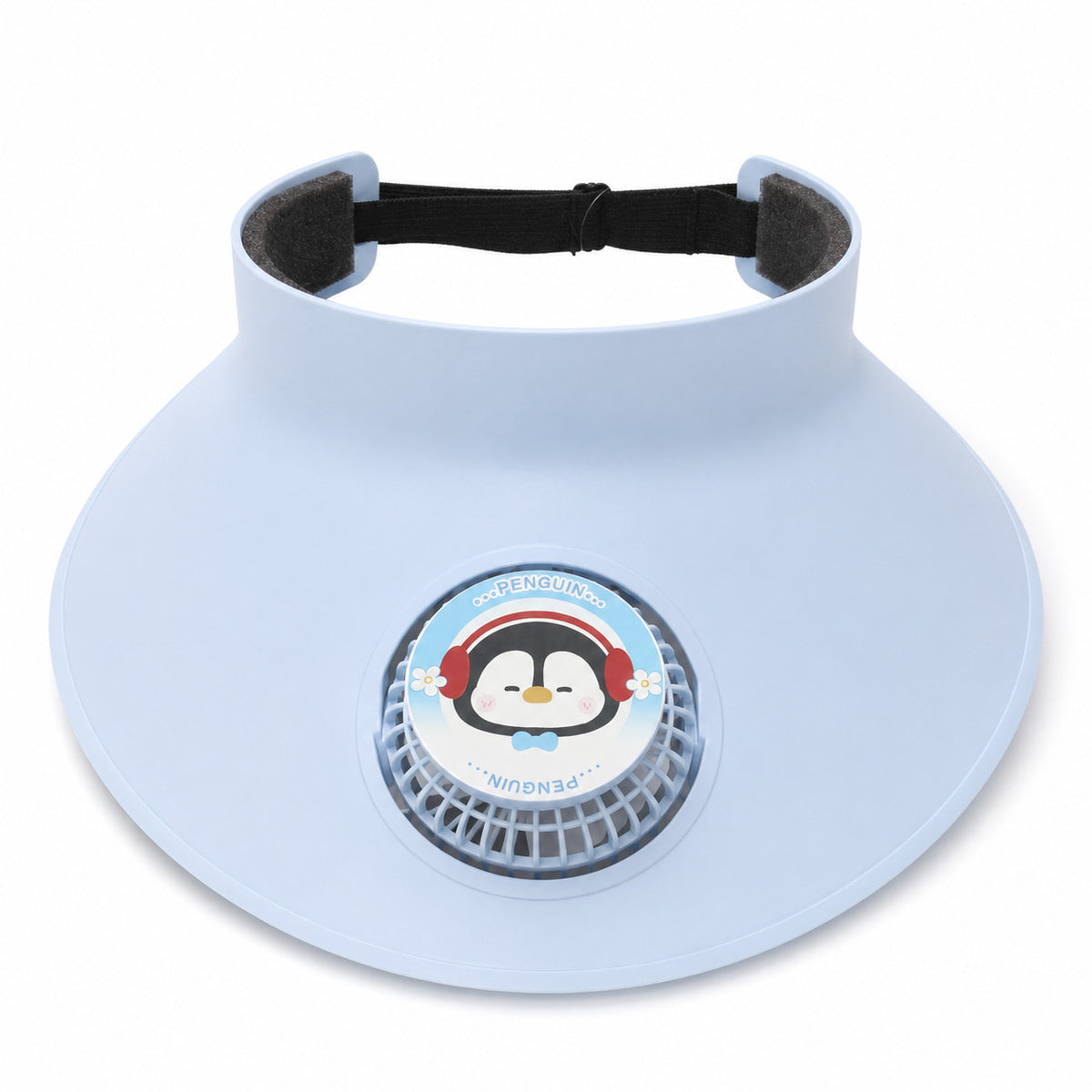 CASQUETTE VISIÈRE PARE-SOLEIL AVEC VENTILATEUR RÉGLABLE ENFANTS MER ÉTÉ AS-015