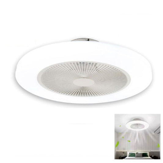 VENTILATORE SOFFITTO LUCE LED BIANCO CALDO FREDDO PLAFONIERA LAMPADARIO SMART