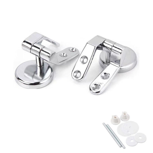 KIT CERNIERE METALLO 4CM MANIGLIE 57 E 54 MM COPRIWATER BAGNO WC GANCI 02058