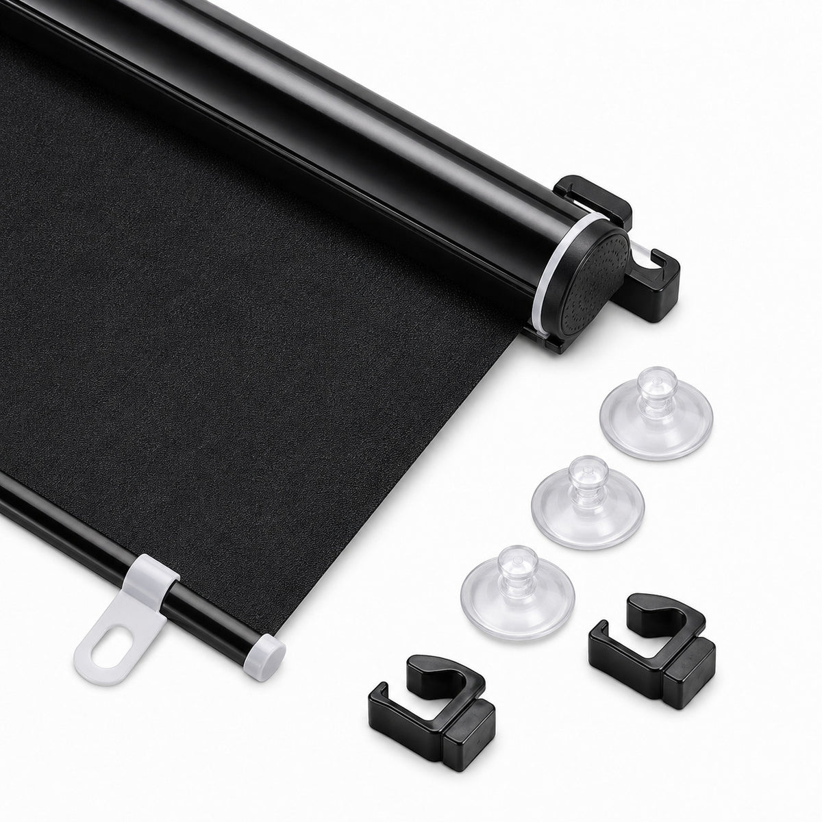 TENDINA PARASOLE AVVOLGIBILE PER AUTO 125x45CM PARABREZZA OSCURANTE CA-02468