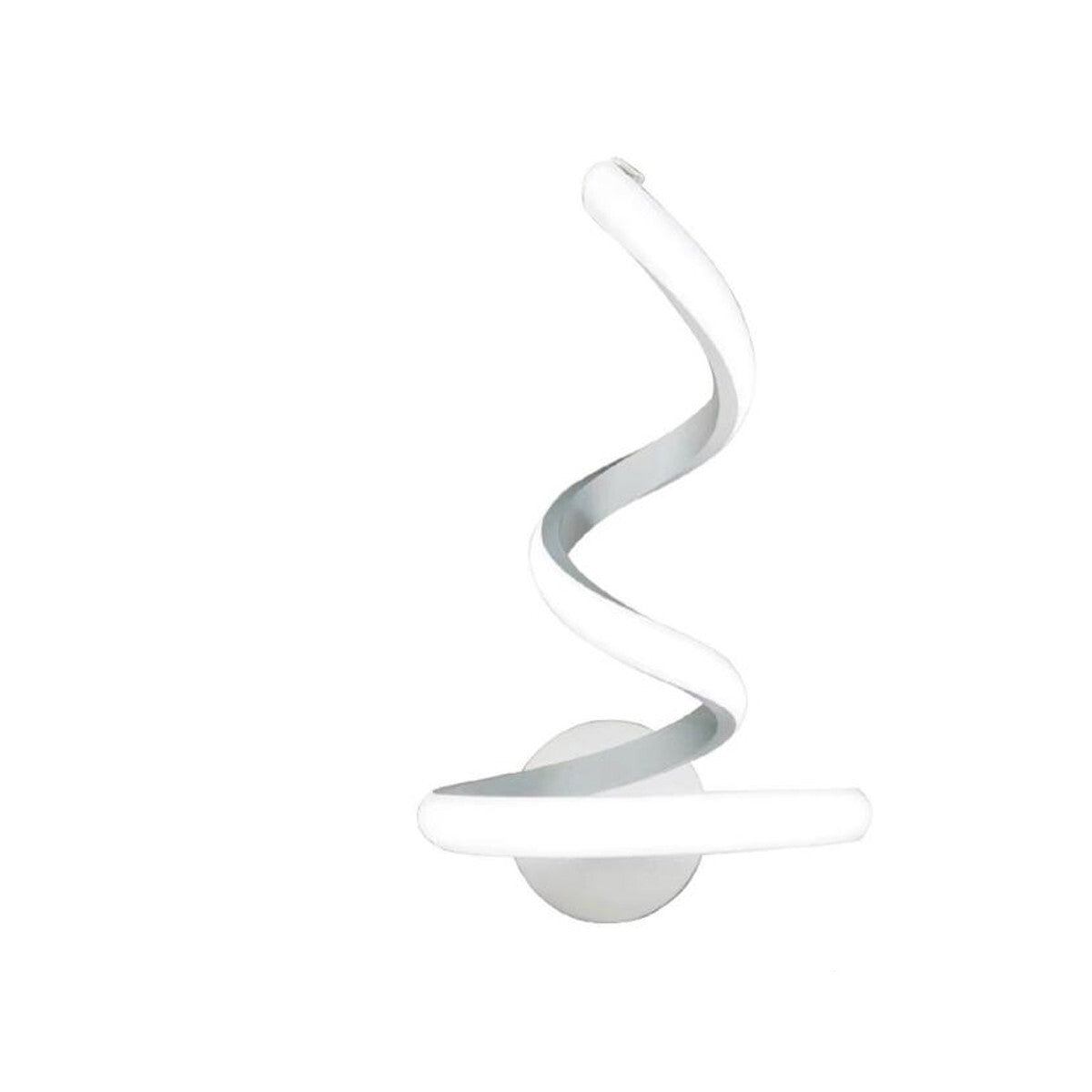 APPLIQUE LAMPADA INTERNO MODERNA PARETE MURO SPIRALE 13W LUCE CALDA ST-002