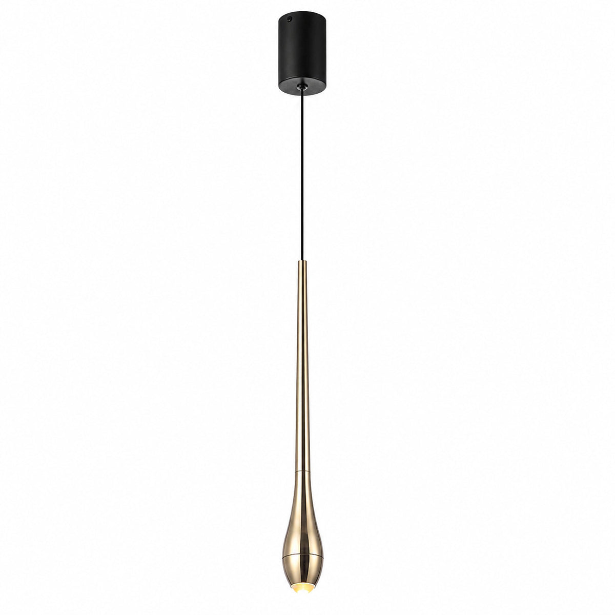 LAMPADARIO LED A SOSPENSIONE MODERNO SLIM ORO 6W DIMMERABILE CCT LP029