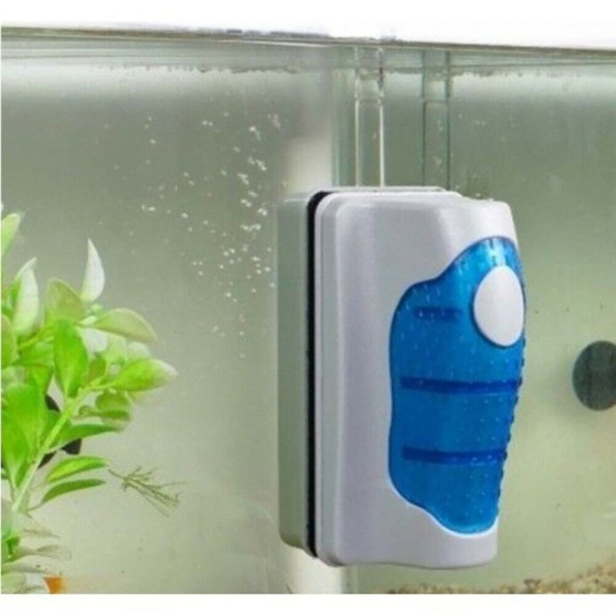 PULITORE MAGNETICO TERGI VETRO PER ACQUARIO SPAZZOLA CALAMITA PULIZIA SC-871