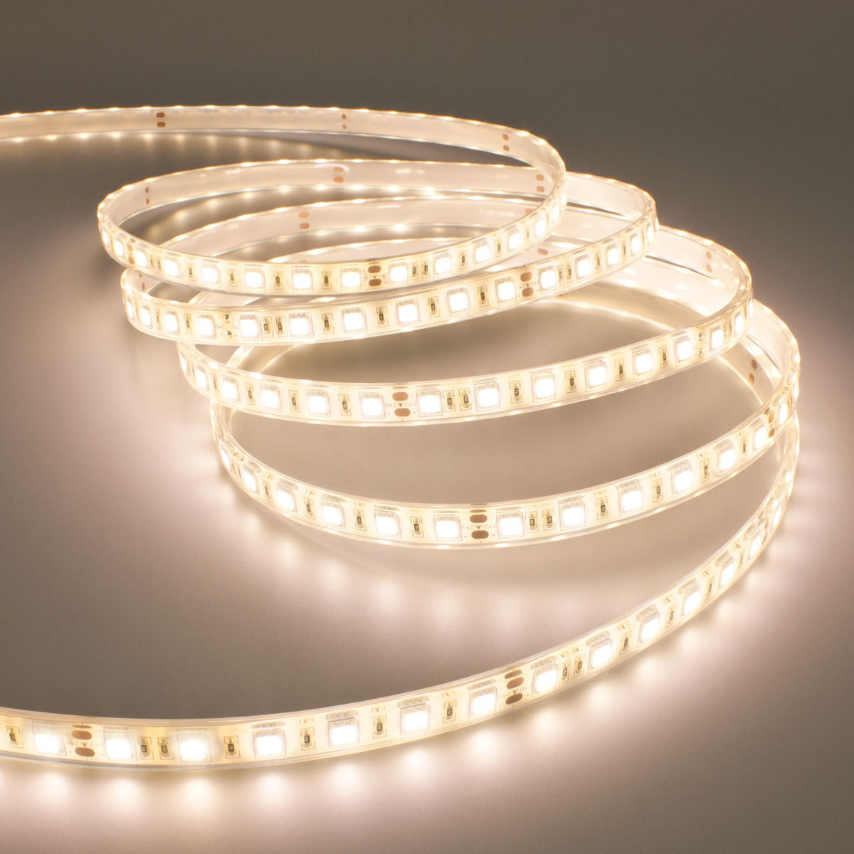 BANDEAU BANDE LED SMD 5050 FLEXIBLE 5M ADHÉSIF LUMIÈRE BLANCHE NATURELLE IP65