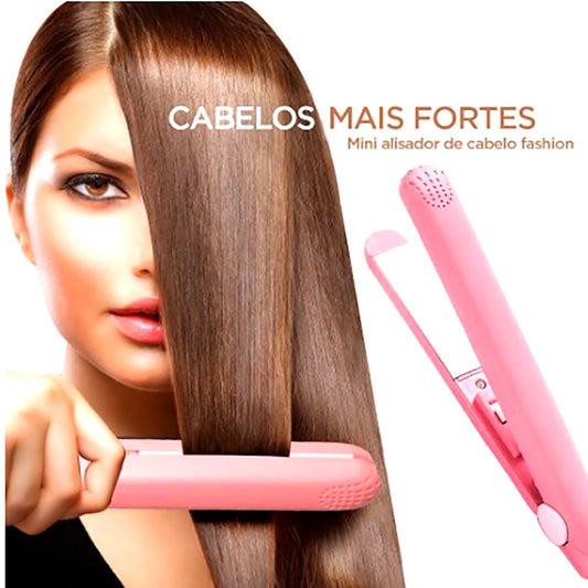 MINI LISSEUR CHEVEUX CÉRAMIQUE PORTABLE DE VOYAGE AVEC BOÎTIER SN-228