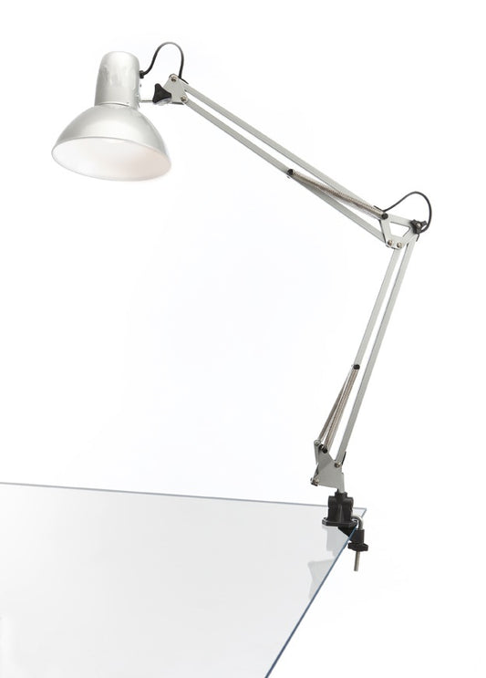 LAMPE D'ESTHÉTICIENNE ARTICULÉE ORIENTABLE E27 DE BUREAU TABLE AVEC ÉTAU