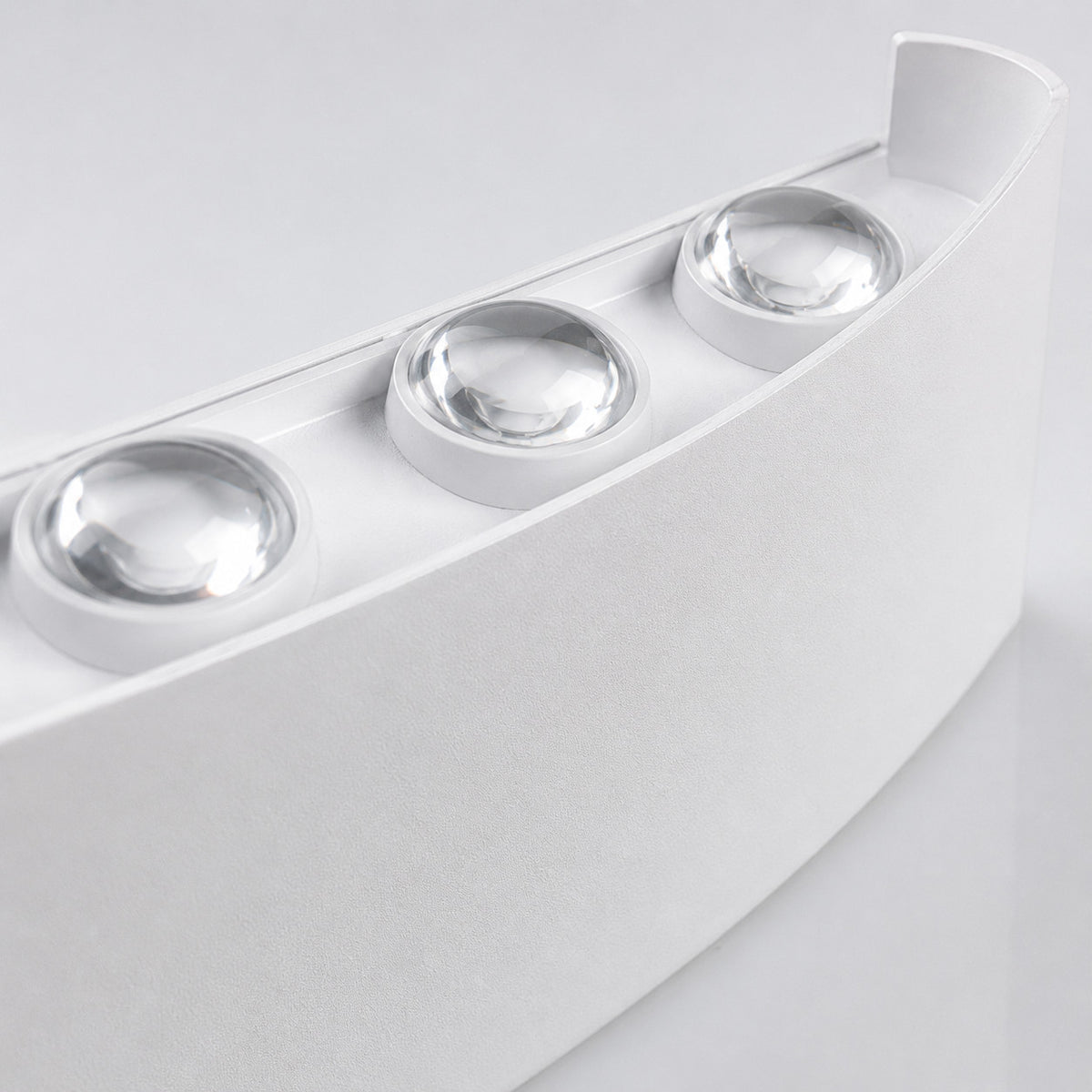 APPLIQUE LED 20W ESTERNO LAMPADA PARETE BIANCA IP65 3000K 4000K 6000K ET-31679