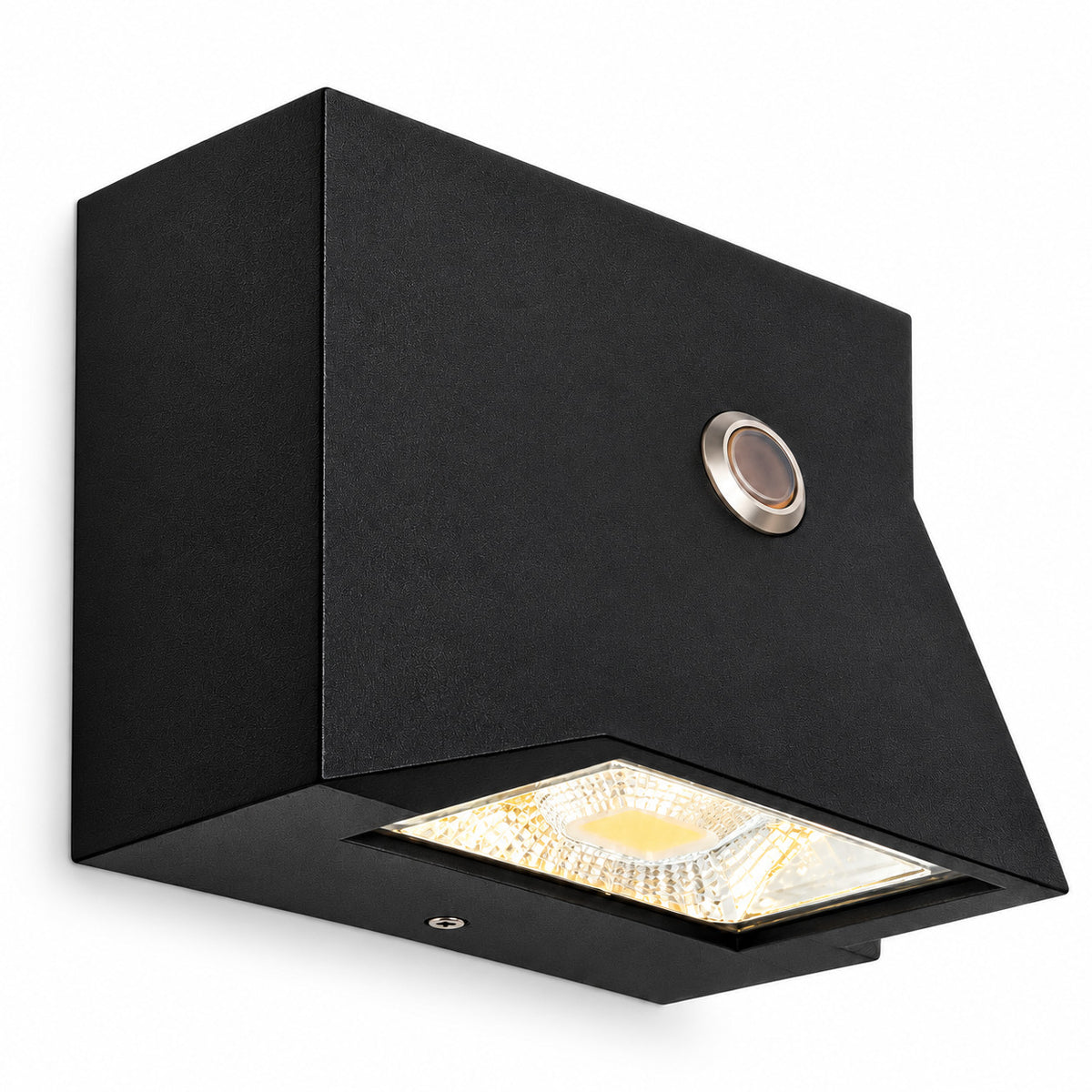 APPLIQUE LED 5W ESTERNO LAMPADA PARETE NERA IP65 3000K 4000K 6000K ET-31693