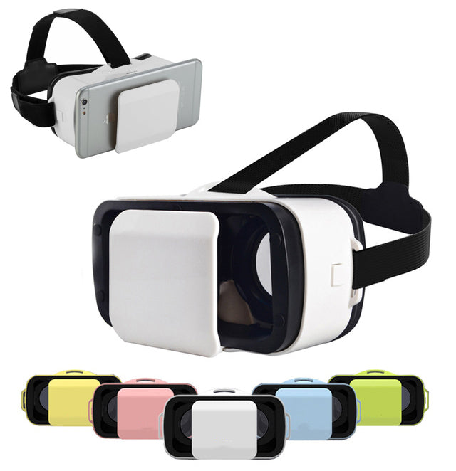 MINI VR BOX OCCHIALI REALTA' VIRTUALE 3D IPHONE SAMSUNG GIOCHI VIDEO FILM 360°