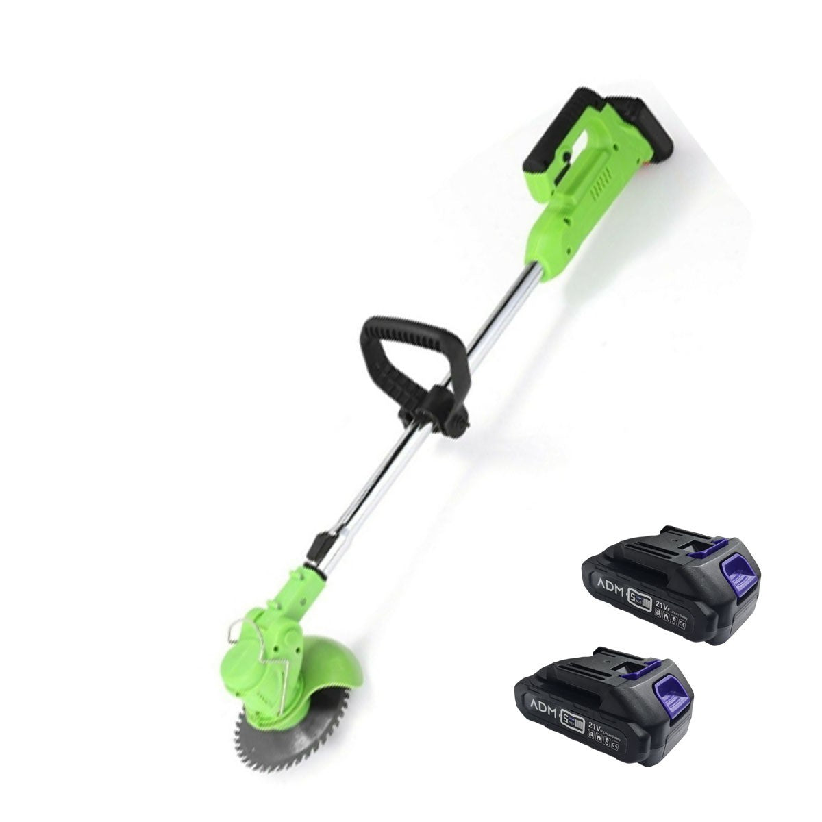DECESPUGLIATORE TAGLIA TOSA ERBA BATTERIA RICARICABILE 21V SENZA FILI GIARDINO