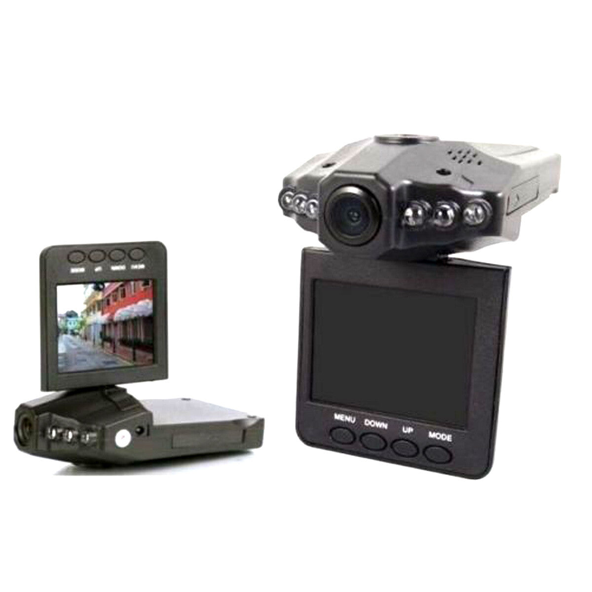 MINI DVR TELECAMERA REGISTRA VIDEO AUTO HD MONITOR LCD 2.5"  6 LED VENTOSA CAM
