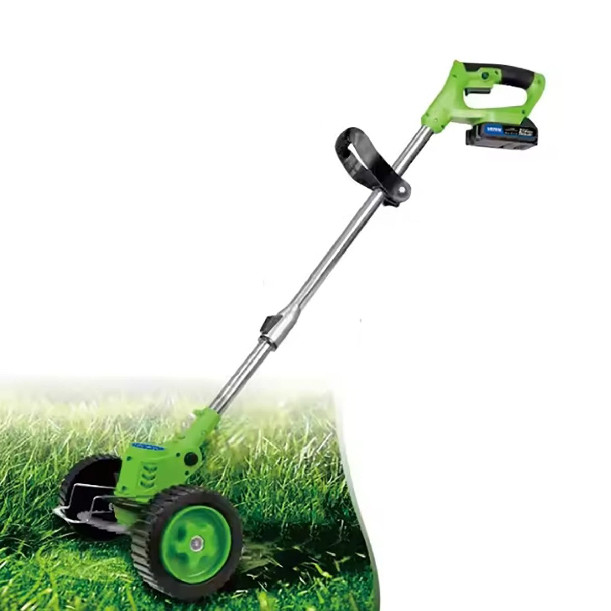 DECESPUGLIATORE TAGLIAERBA ELETTRICO A BATTERIA 21V 3 IN 1 CON RUOTE LAME 08212