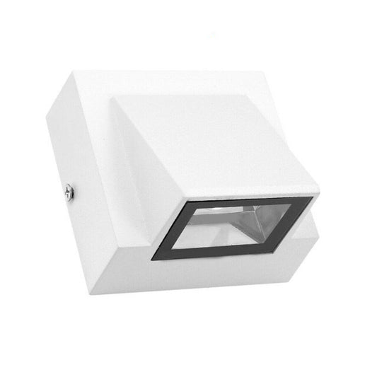 APPLIQUE LED COB IP65 FARETTO 5W LAMPADA MURO PARETE BIANCO LUCE FREDDA 6000K