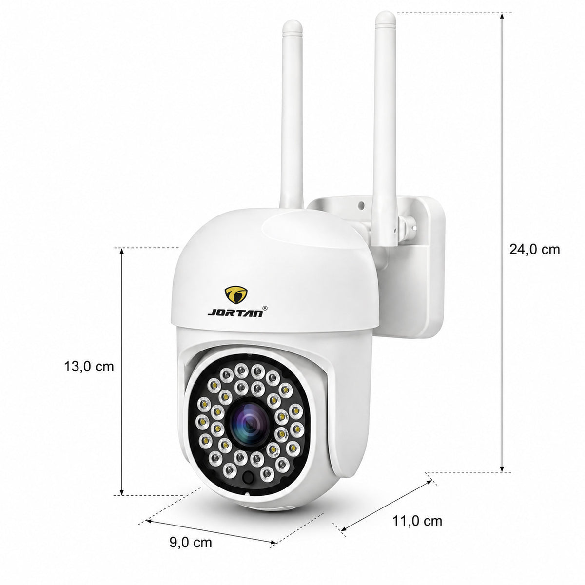 TELECAMERA WIFI ESTERNA FULL HD IP66 VISIONE NOTTURNA CONTROLLO REMOTO JT-8161